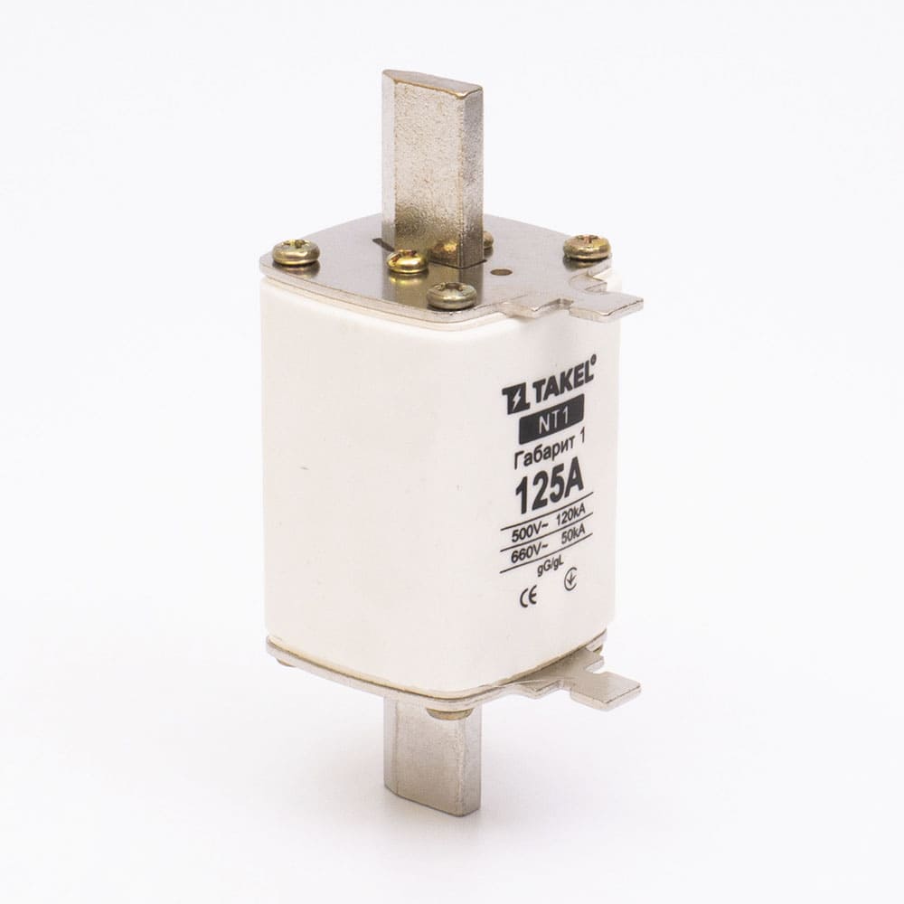 510569) Ножовий запобіжник NT1 125А, gG/gL, Un≤660V AC, TAKEL в 510569) Ножовий запобіжник NT1 125А, gG/gL, Un≤660V AC, TAKEL в